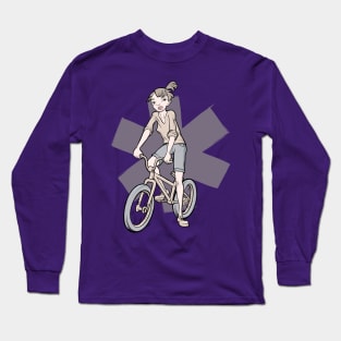 Bike girl Long Sleeve T-Shirt